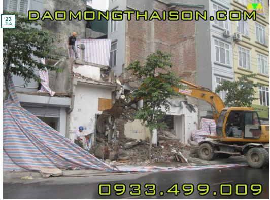 Dịch vụ phá dỡ công trình - Xây Dựng Thái Sơn - Công Ty TNHH Kỹ Thuật Xây Dựng Thái Sơn